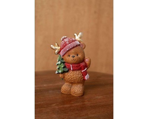 Статуэтка "Мишка с елочкой"